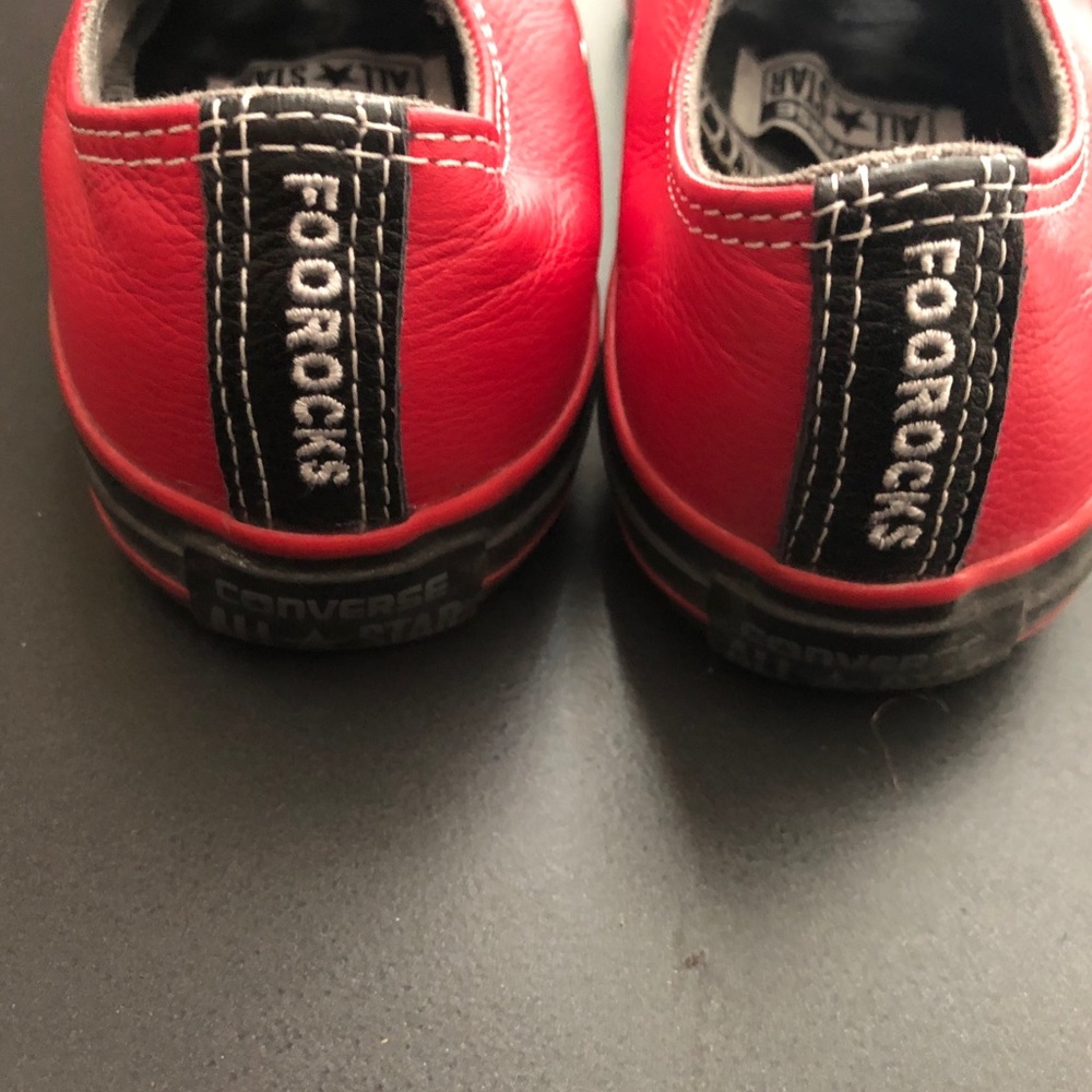 Leather Converse Chuck Taylor Custom “FOO ROCKS”